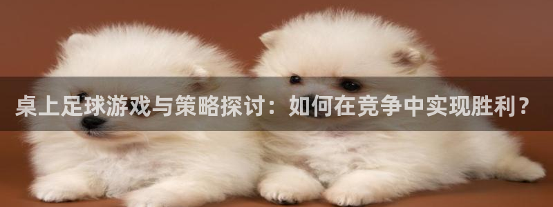 桌上足球游戏与策略探讨：如何在竞争中