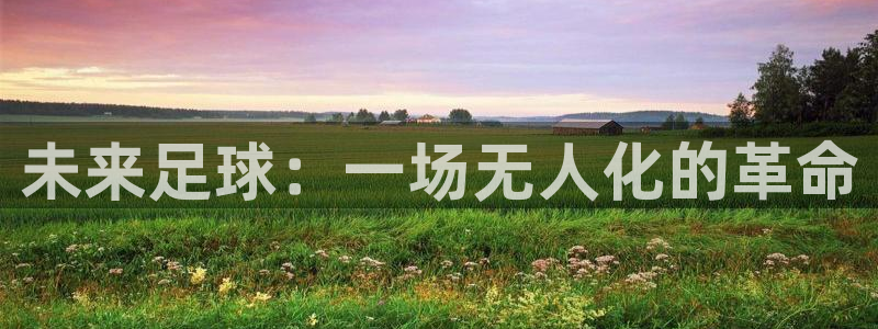 未来足球：一场无人化的革命